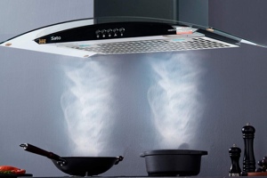 Khám phá máy hút mùi kính cong Sato HM017.A khi thẩm mỹ gặp hiệu năng