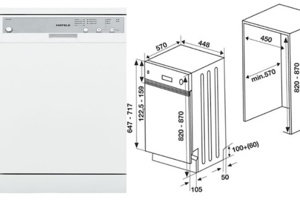 Khám phá máy rửa bát Hafele HDW-B451B giải pháp cho căn bếp nhỏ gọn