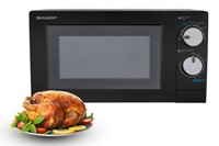 Khám phá thế giới ẩm thực đa dạng với lò vi sóng Sharp R-208VN-WS 20 lít