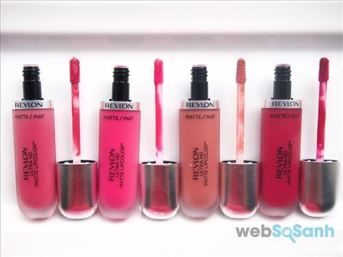 Thiết kế bao bì của Revlon Ultra HD Matte Lip Color khá độc đáo và lạ mắt