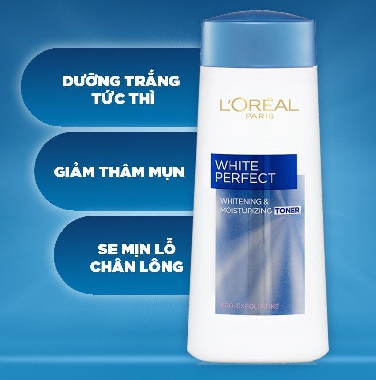 Nước hoa hồng L’oreal White Perfect cho mọi loại da