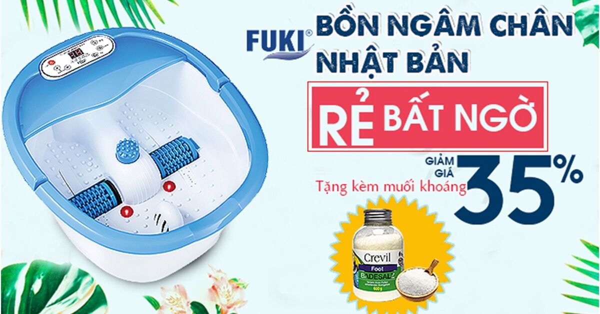 Kinh nghiệm mua bồn ngâm chân tốt nhất bạn cần phải biết