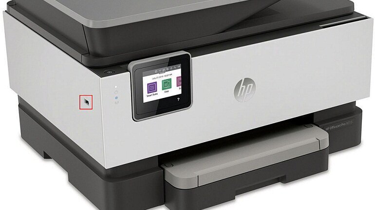 Máy in HP OfficeJet Pro 9015e có vô số tùy chọn kết nối.