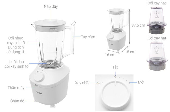 Máy xay đa năng Philips HR2041/10