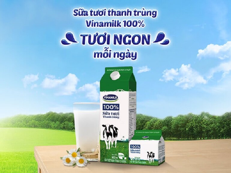 Sữa tươi thanh trùng Vinamilk