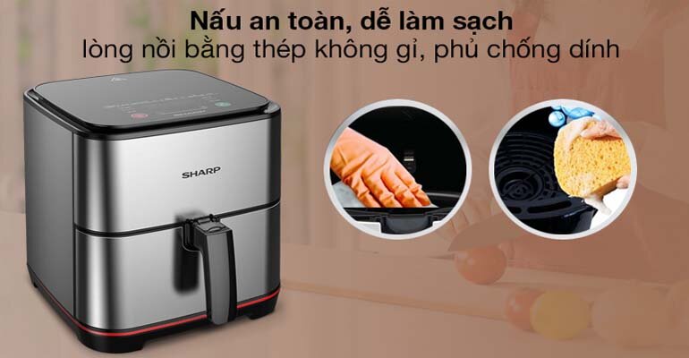 Nồi chiên không dầu Sharp