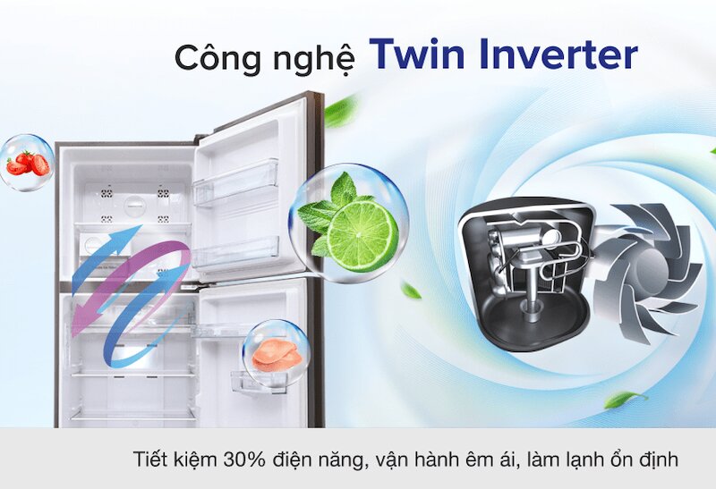 Aqua refrigerator AQR-IG316DN GB: Saves electricity, preserves fresh food