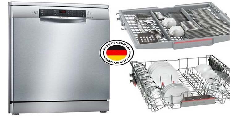 Tùy thuộc vào từng Serie mà máy rửa bát Bosch sẽ có số lượng giàn rửa khác nhau Máy rửa bát Bosch