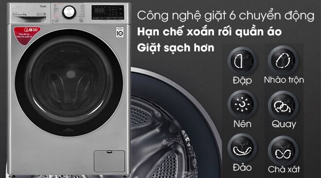 máy giặt lg cửa ngang 9kg 