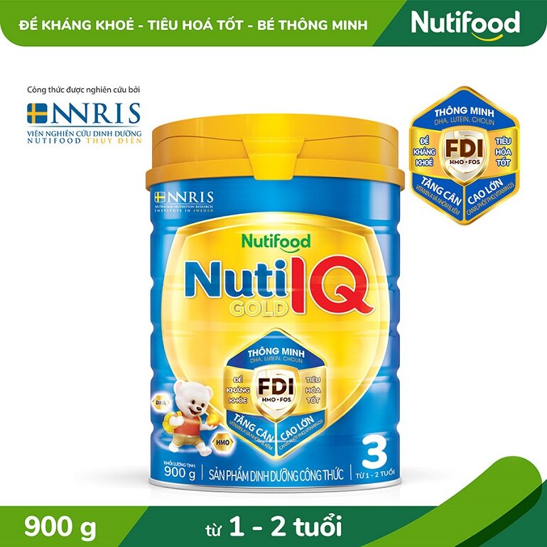 Nuti IQ Gold 3 - loại sữa cha mẹ nên lựa chọn cho con yêu