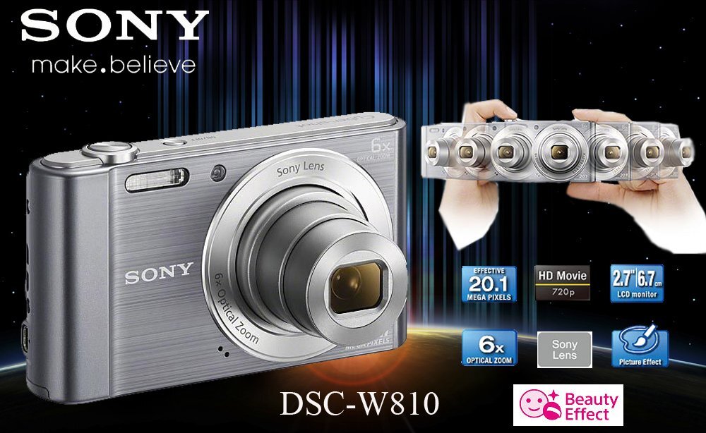 Máy ảnh Sony thiết kế đẹp mắt