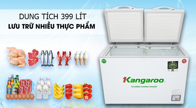 Sản phẩm có dung tích lớn, bảo quản được nhiều thực phẩm