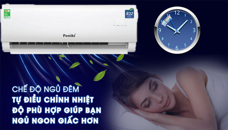 Điều hòa Funiki 12000 BTU 1 chiều HSC12TMU gas R32 sở hữu công nghệ lọc không khí thông minh