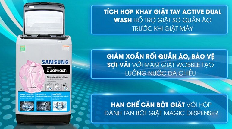 may giat long dung samsung