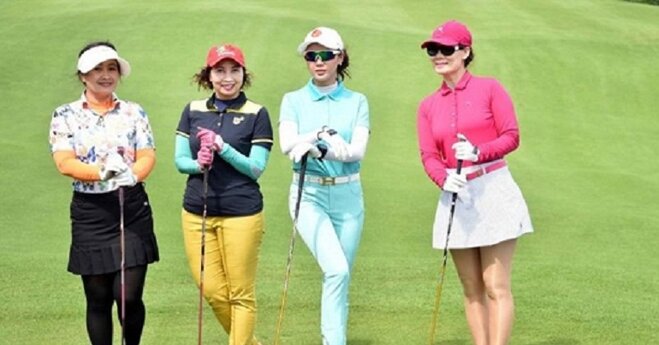 mũ đánh golf nữ