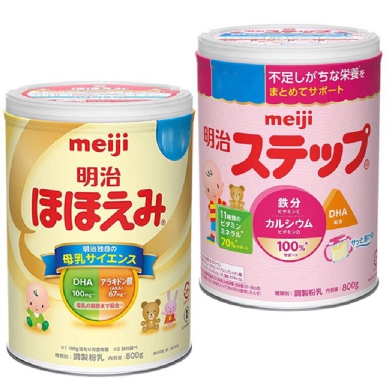 Sữa Meiji màu vàng và màu hồng khác nhau như thế nào?