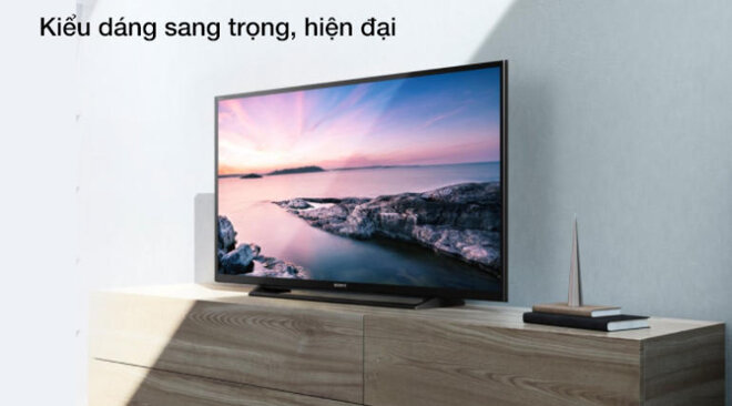 Màn hình mịn màng của tivi Sony 40 inch 40R350E, Full HD