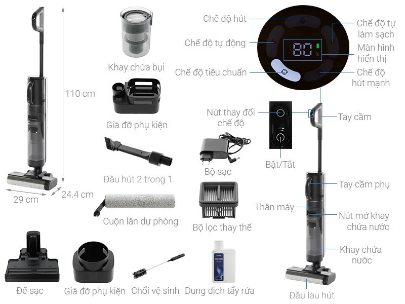 Top 3 máy hút bụi nhà Dreame được yêu thích trong năm 2024