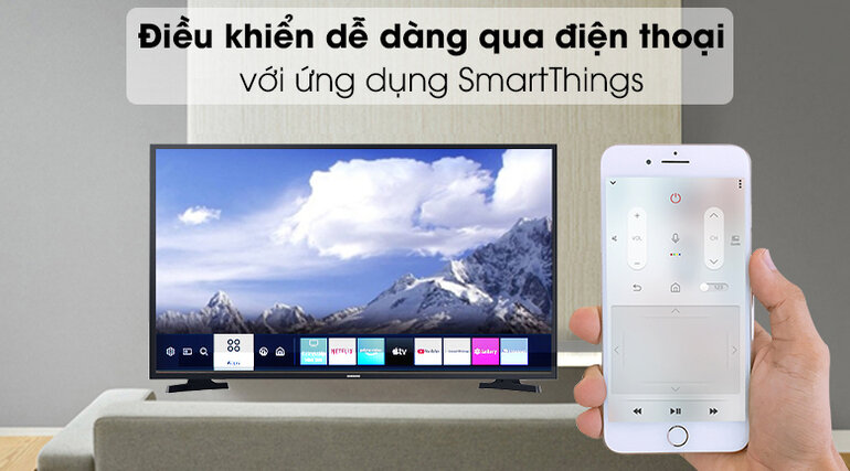 Điều khiển tivi dễ dàng với ứng dụng Smart Things