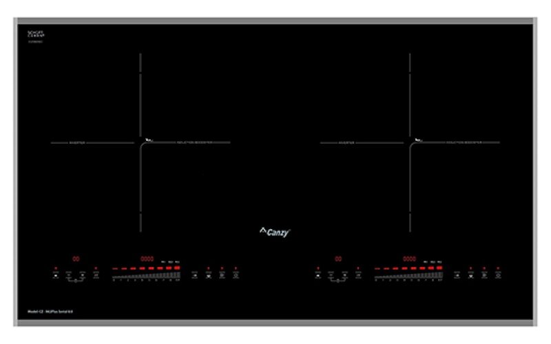 Bếp từ đôi Canzy CZ-982PLUS thiết kế đẹp mắt, đa dạng tính năng