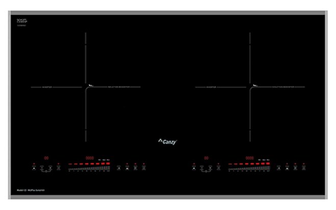 Bếp từ đôi Canzy CZ-982PLUS thiết kế đẹp mắt, đa dạng tính năng