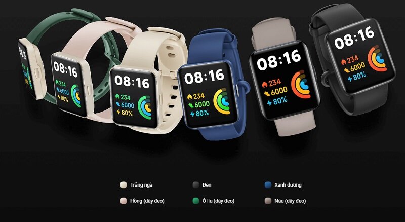 Đồng hồ Xiaomi Redmi Watch 2 Lite giảm nửa giá - lựa chọn 