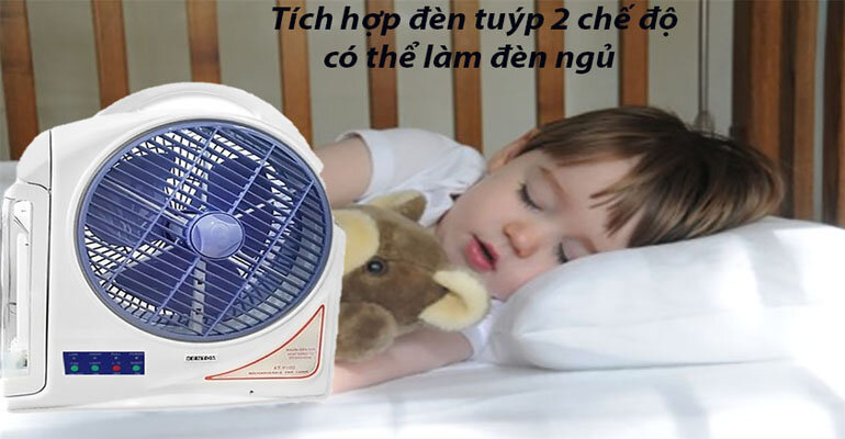 Quạt Kentom KT-9100 có thiết kế hiện đại trang nhã quạt tích điện Kentom KT-9100