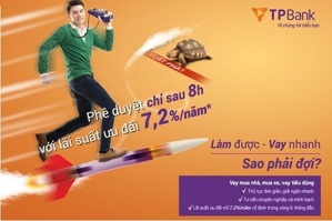 Lãi suất vay mua nhà ngân hàng TPBank ưu đãi chỉ từ 7.2% năm 2018