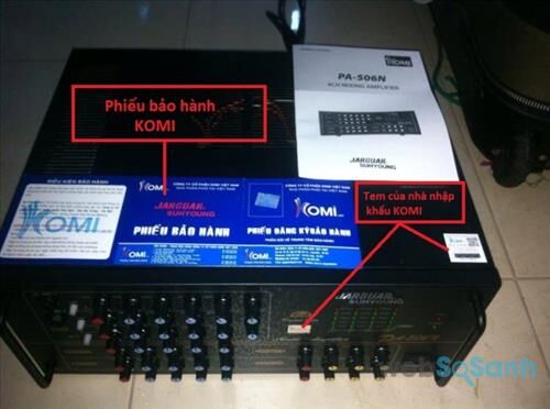 Làm sao để nhận biết được Amply Jarguar chính hãng ?
