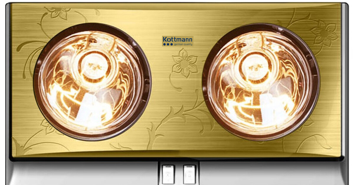 Làm thế nào để phân biệt đèn sưởi nhà tắm Kottmann chính hãng và hàng nhái ?