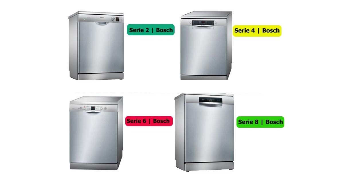 Làm thế nào để phân biệt máy rửa bát Bosch theo serie?