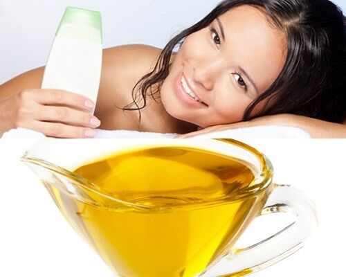 Làn da trắng mịn tự nhiên bằng cách tắm dầu oliu với sữa tắm