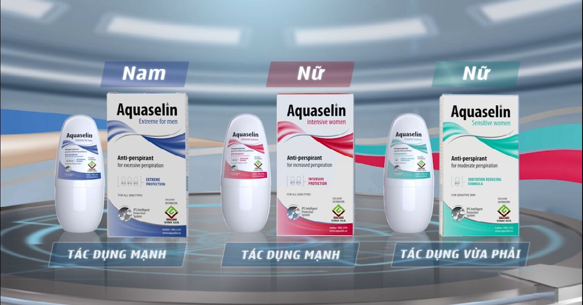 Lăn khử mùi Aquaselin dùng cho nữ loại nào tốt, giá bao nhiêu?