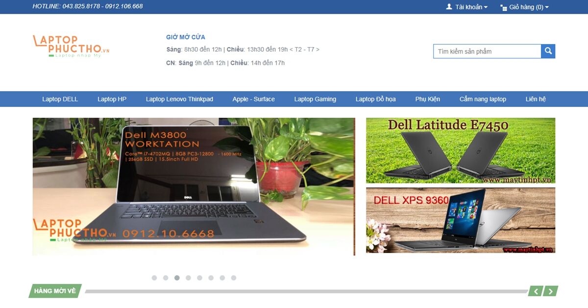 Laptop Phúc Thọ - Trung tâm tin học uy tín cho tới địa chỉ mua hàng đáng tin cậy