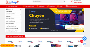 Laptop Plus – Cung cấp sản phẩm, dịch vụ laptop chất lượng, chi phí tốt nhất thị trường