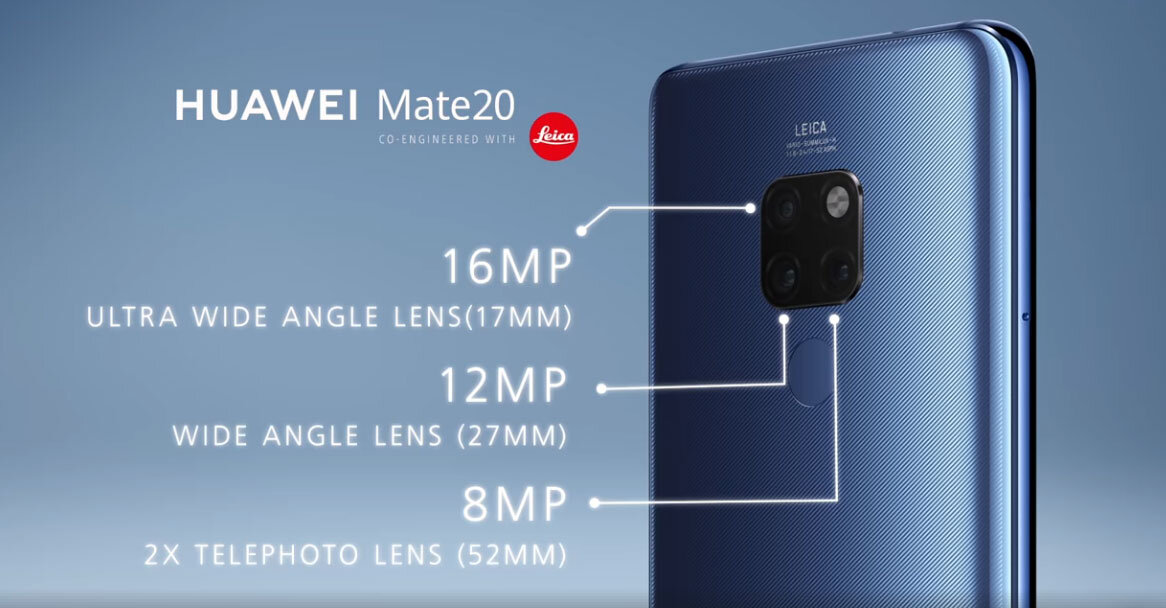 Thông số kỹ thuật của Camera Mate 20