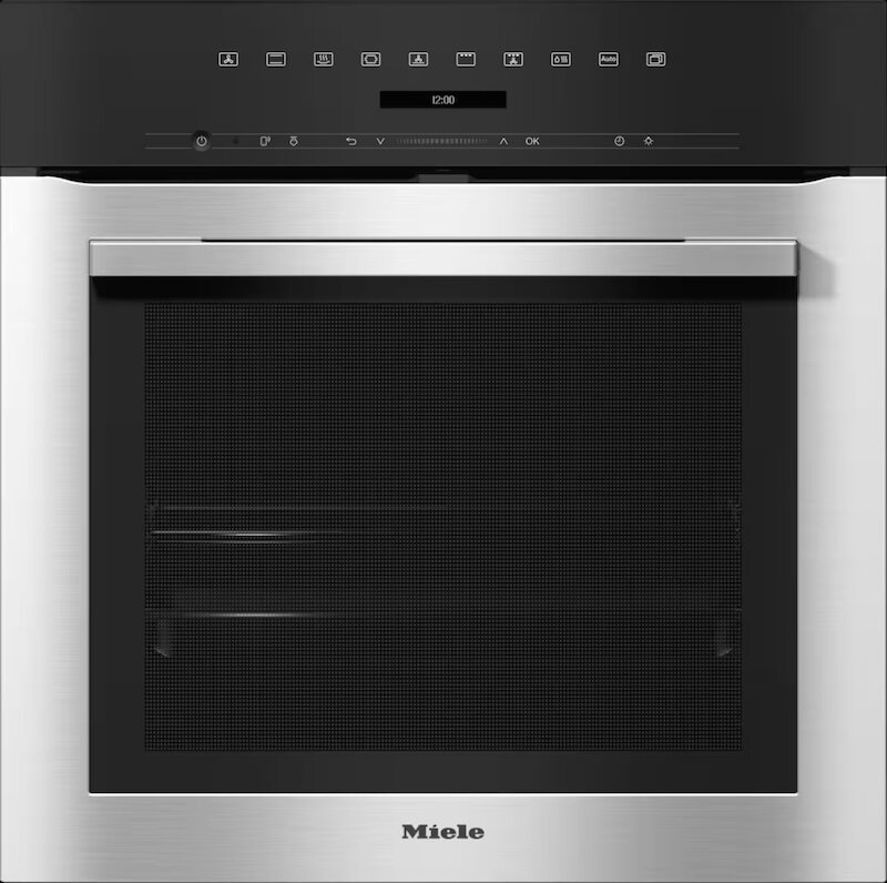 Lò nướng hấp Miele DGC 7150 sở hữu thiết kế âm tủ và kết cấu gọn gàng