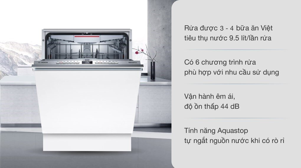 Máy rửa bát Bosch SMD8YCX01G