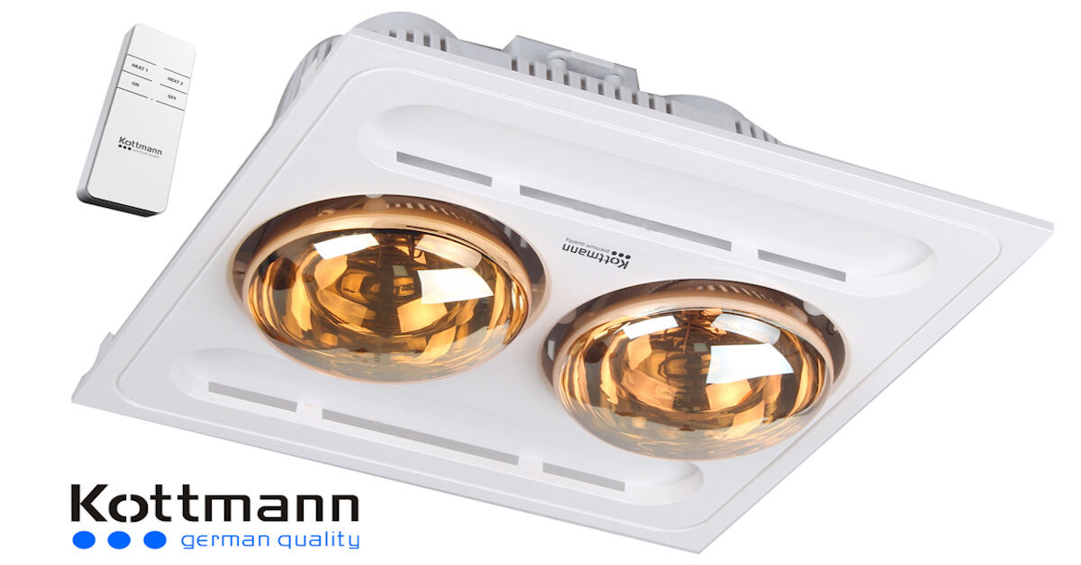 Liệt kê 3 đèn sưởi nhà tắm Kottmann nên sắm