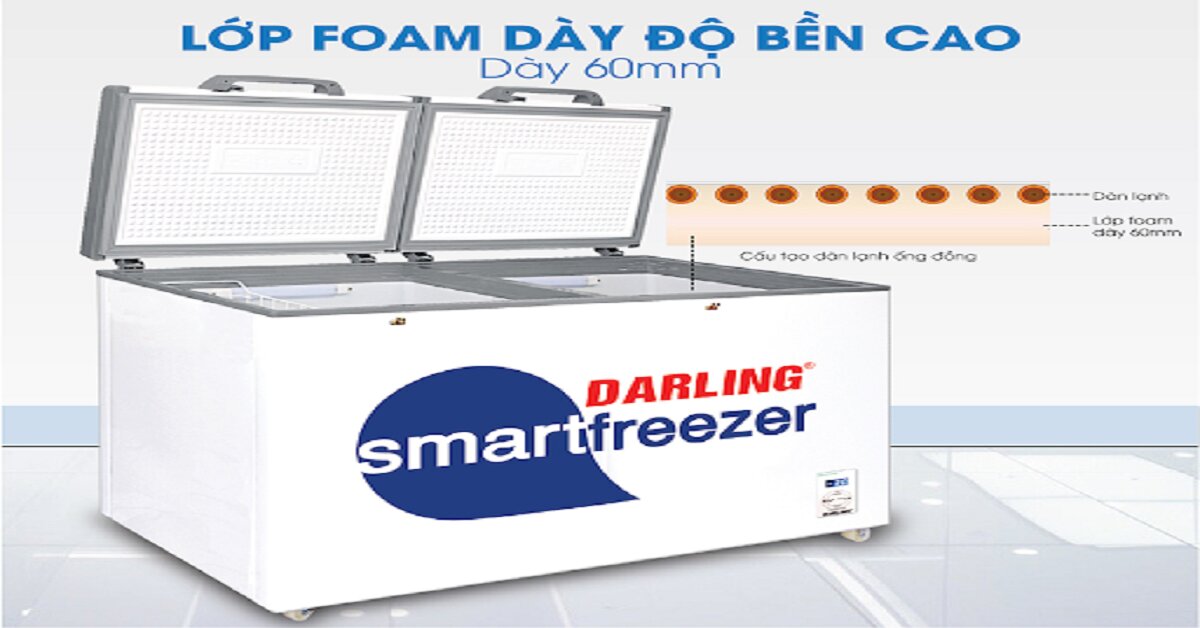 Liệu tủ đông Darling 2 ngăn 360 lít Dmf-3699-ws2 có xứng đáng với mức giá khoảng 7 triệu đồng?