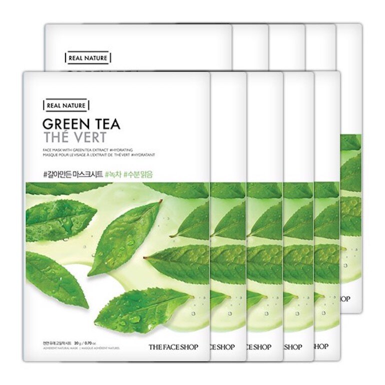 The Face Shop Real Nature Mask Green Tea.