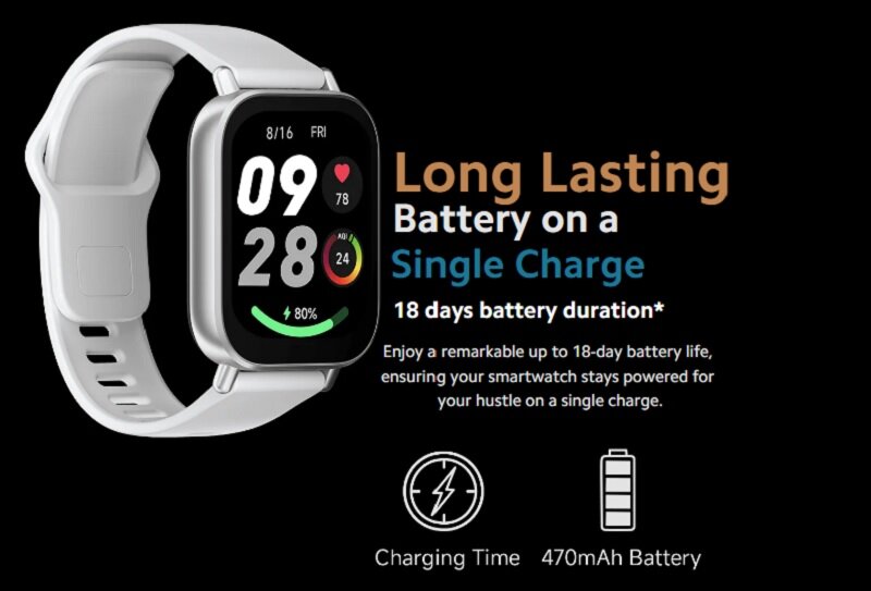 Đồng hồ thông minh Xiaomi Redmi Watch 5 Active giá chỉ 890.000 đồng mà toàn trang bị