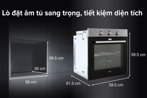 Lò nướng âm tủ Hafele HO-K60C 535.62.591 nấu nướng trở nên dễ dàng