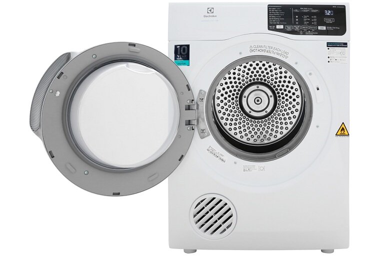 Quy cach lap dat may say quan ao Electrolux 8kg EDV805JQWA