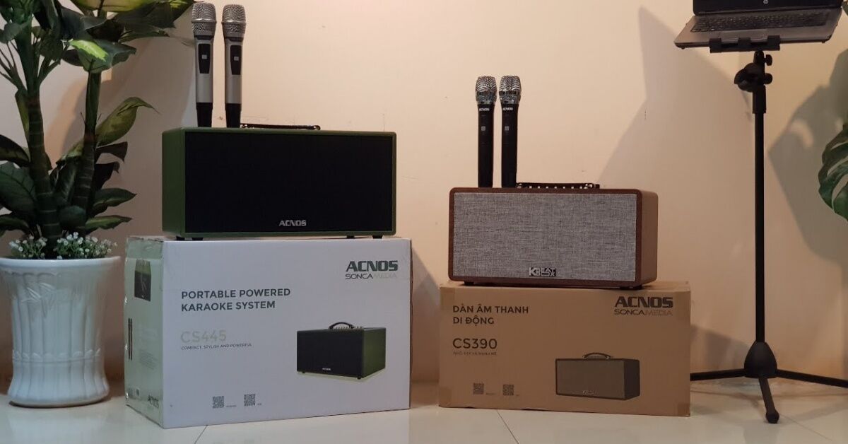 Loa Acnos CS445 - mẫu loa đem lại trải nghiệm ca hát chân thật cho người dùng