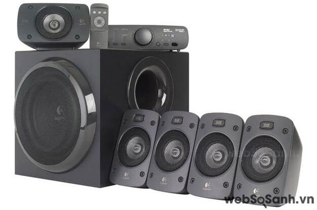 Loa đa năng Logitech z906: thiết kế mạnh mẽ, bass chắc khỏe