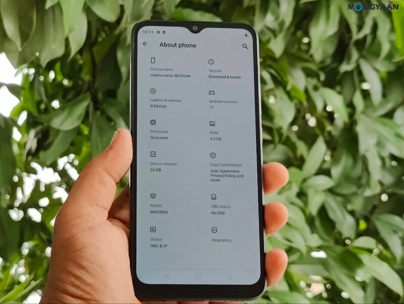 Realme Narzo 50i Prime - smartphone giá siêu rẻ chỉ 2 triệu đồng