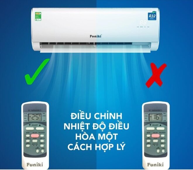 điều hòa funiki cách sử dụng