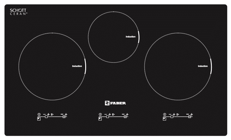Bếp từ âm 3 vùng nấu Faber FB-3INS