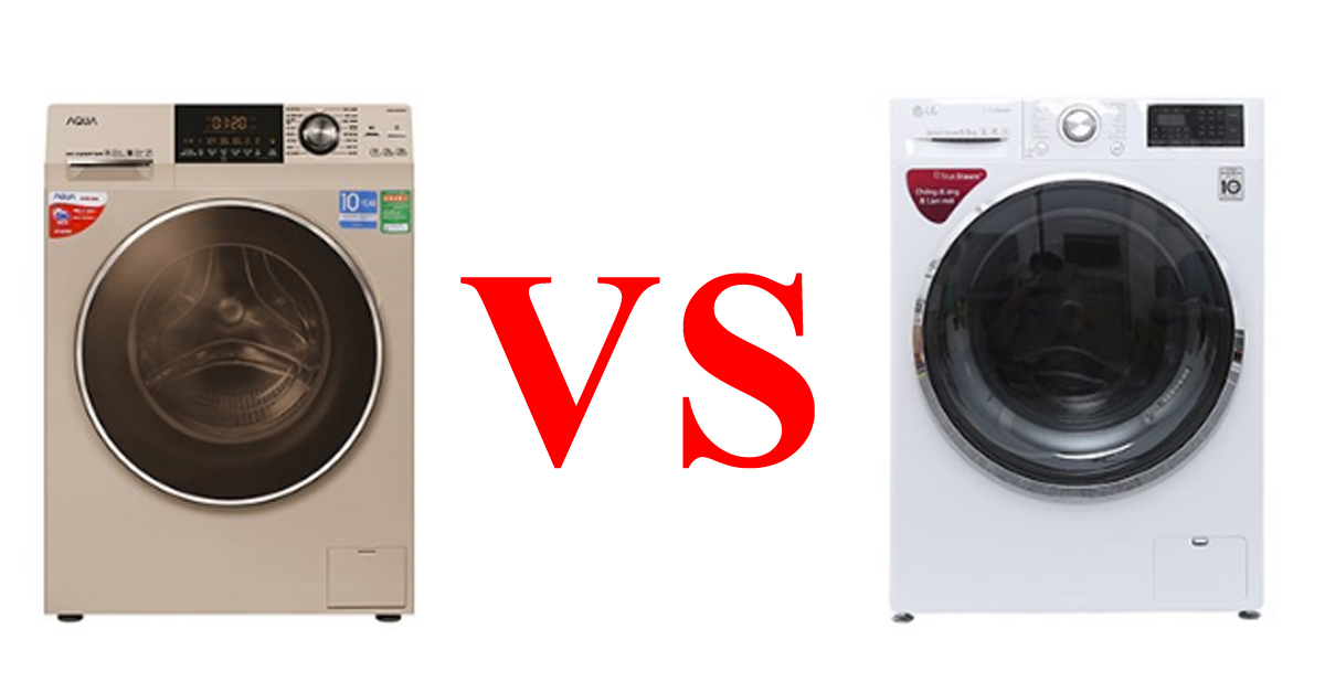 Lựa chọn máy giặt lồng ngang Aqua hay LG cho gia đình có 4 - 5 thành viên thì tốt ?